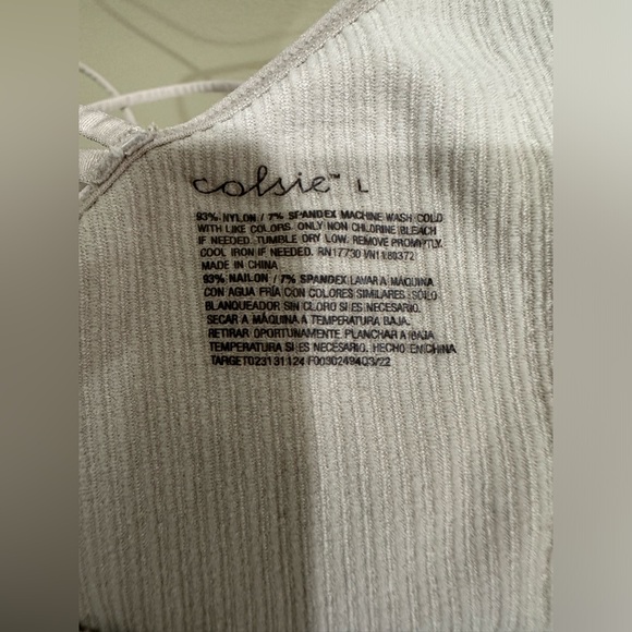 Colsie Bralette size L tan - Picture 3 of 3